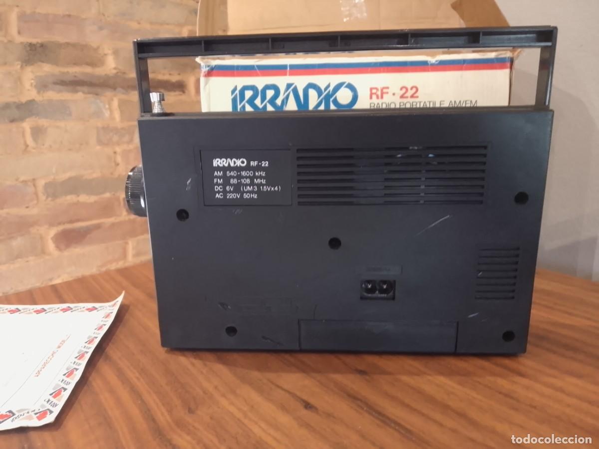 Radios antiguas: Radio Transistor Irradio RF 22 - Foto 5