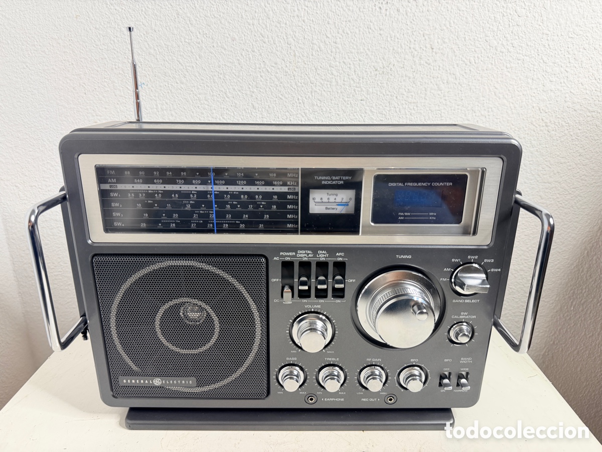 Radios antiguas: General Electric GE 7-2990A Short Wave Multiband Radio Receiver Dial No Gira