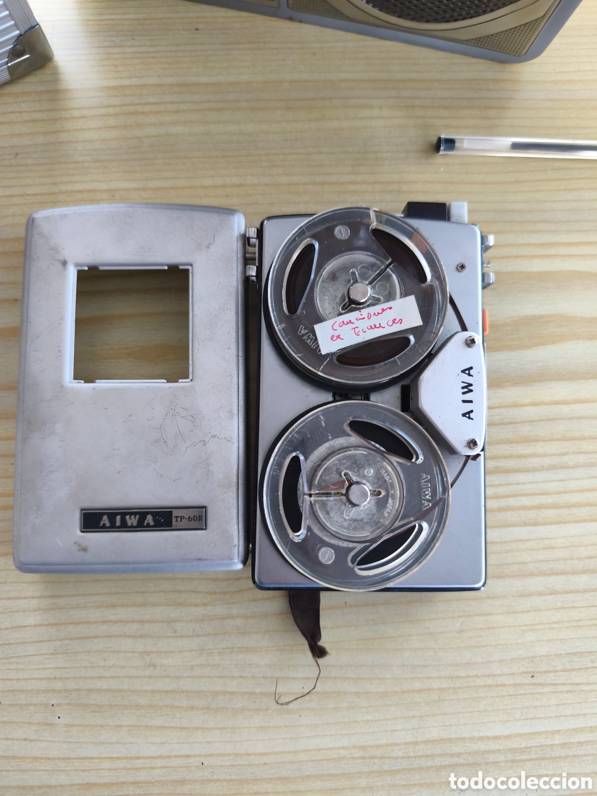 Radio antiche: Grabadora de cinta port&aacute;til aiwa tp-60R