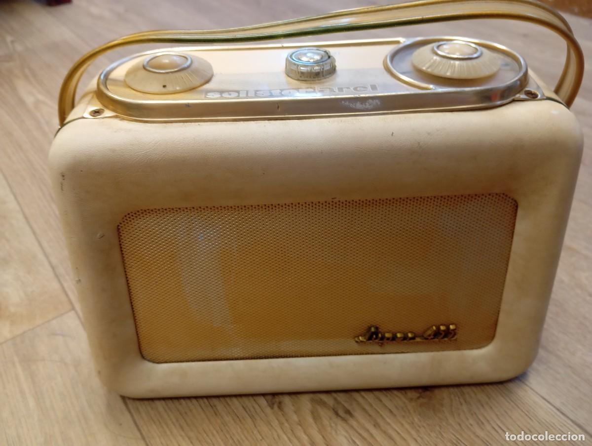 Radios antiguas: Radio port&aacute;til Arel Solistor super 455 - Foto 1