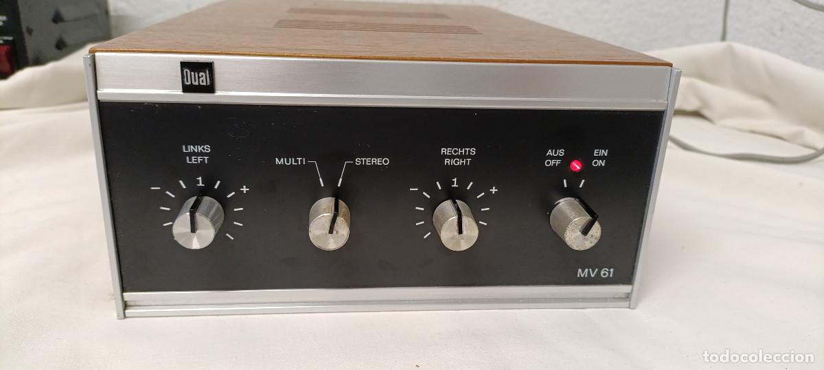 Old radios: CLASICO AMPLIFICADOR DUAL MV61
