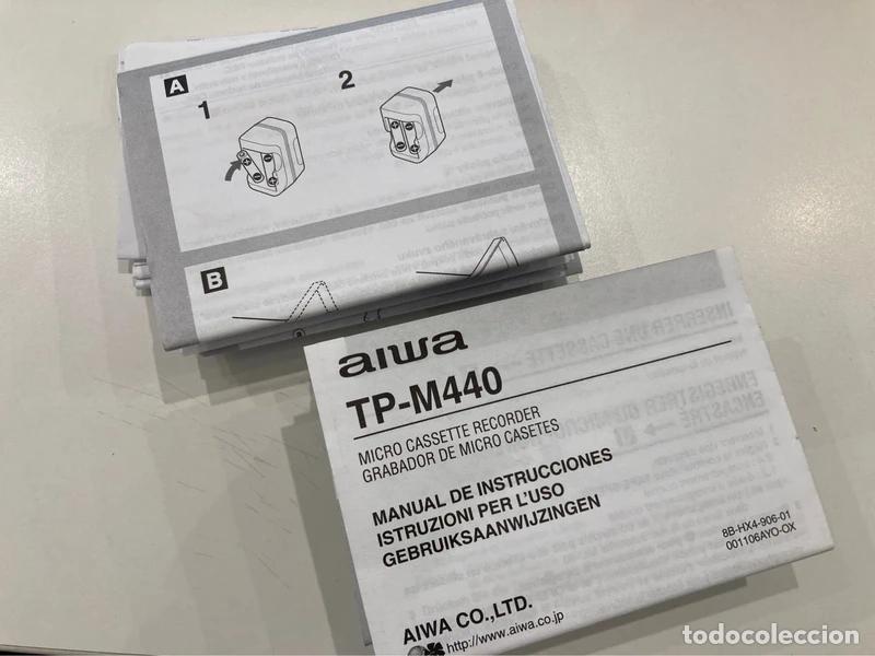 Radios antiguas: Microcassette AIWA recorder TP-M440 - Foto 10