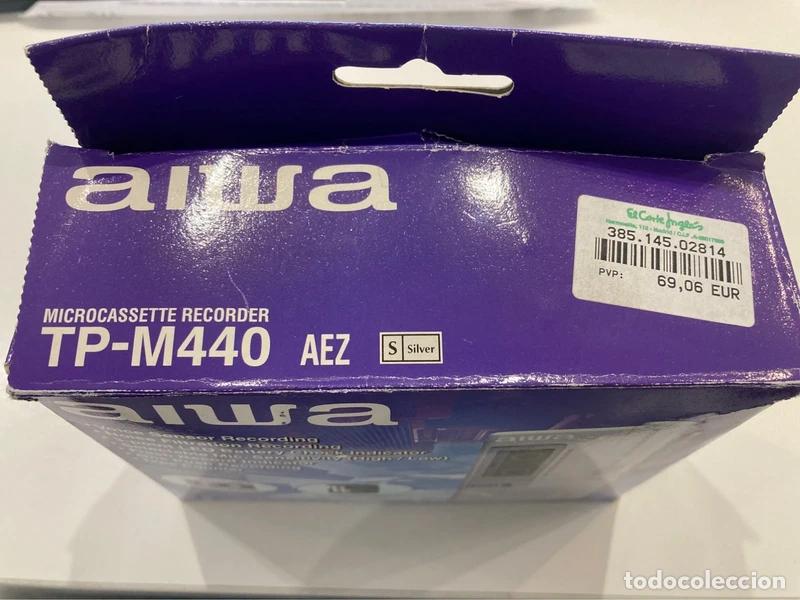 Radios antiguas: Microcassette AIWA recorder TP-M440 - Foto 12