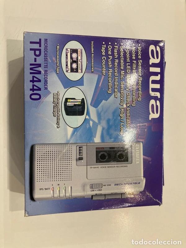 Radios antiguas: Microcassette AIWA recorder TP-M440 - Foto 16