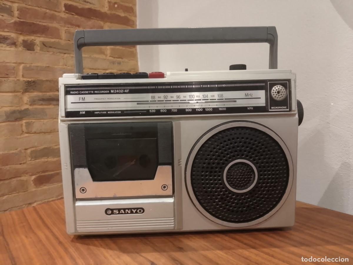 Radios antiguas: Radiocasete Sanyo RP 2402-4F - Foto 1