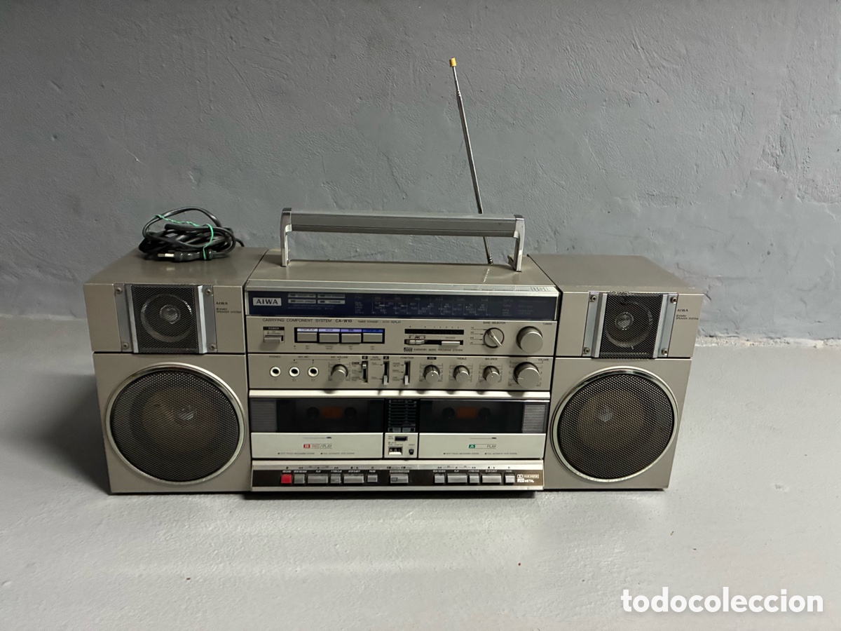 R&aacute;dios antigos: Radiocasete Port&aacute;til Aiwa CA-W10