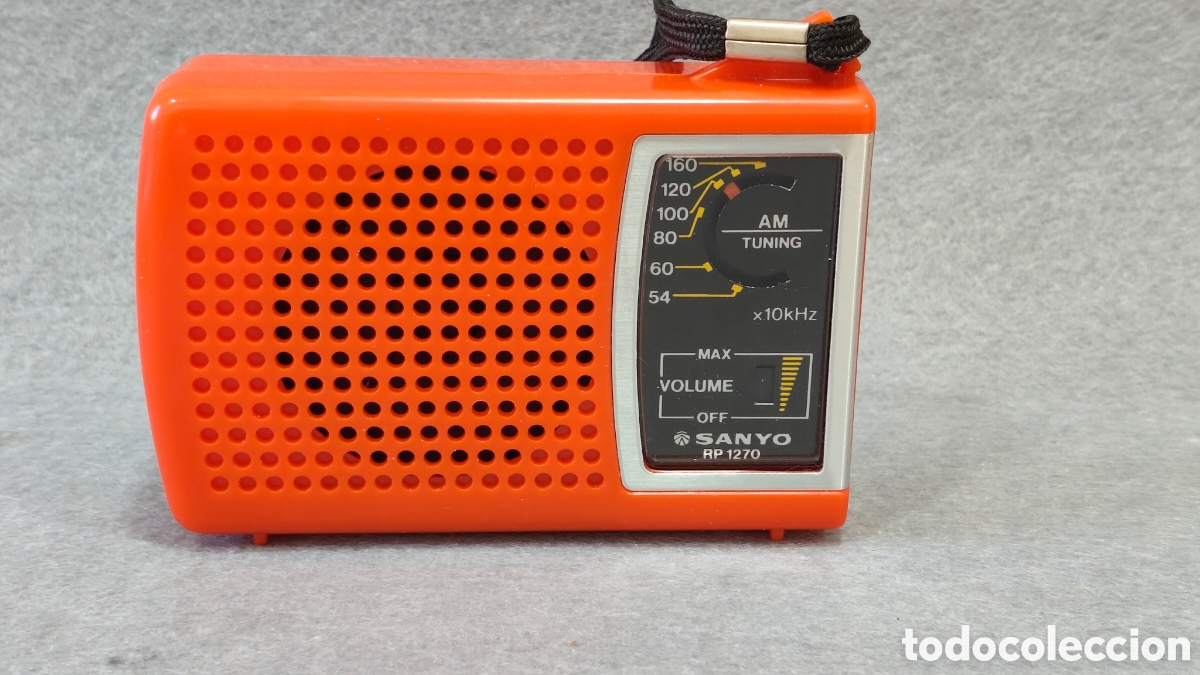 R&aacute;dios antigos: TODO UN CLASICO VITANGE RADIO TRANSISTOR SANYO RP 1270 AM (NUEVO Y FUNCIONANDO)