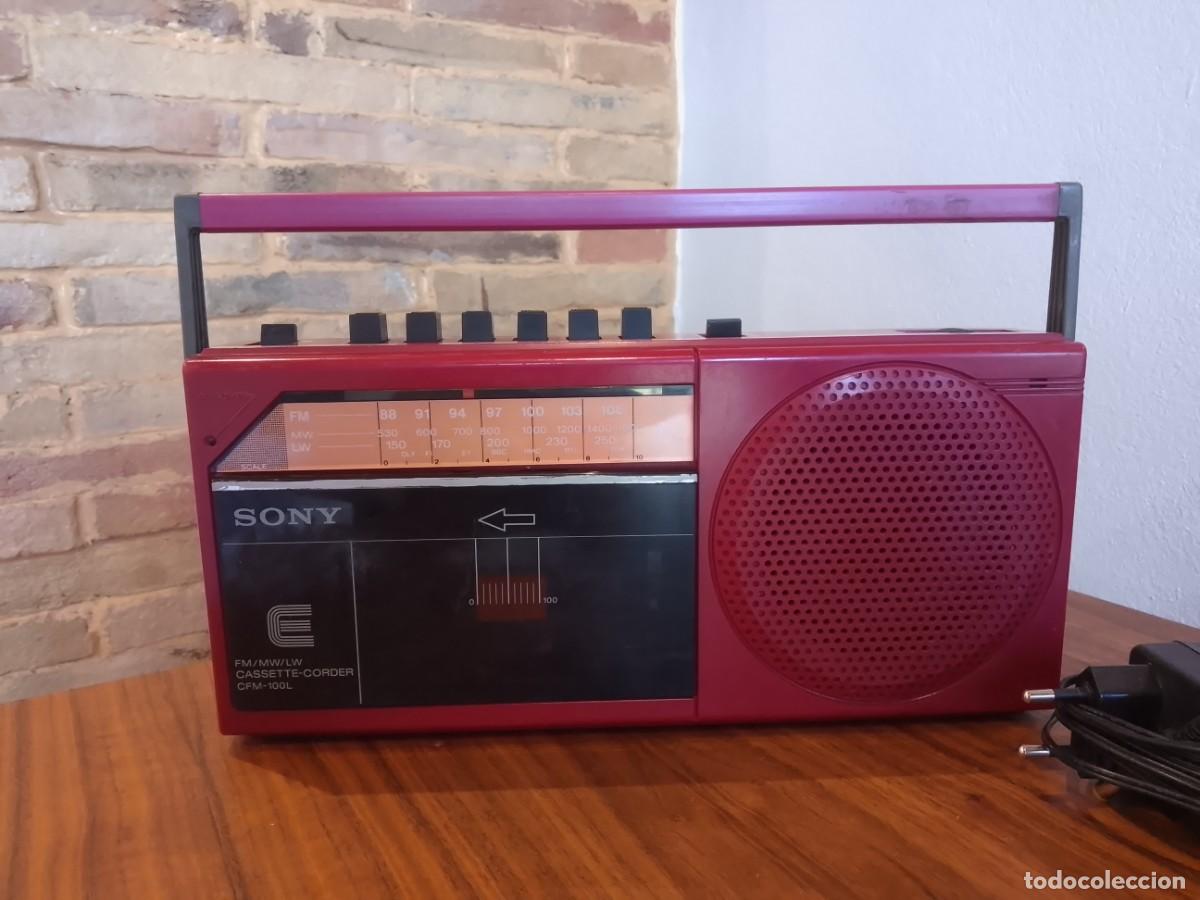 Radios Anciennes: Radio cassette Sony CFM 100L