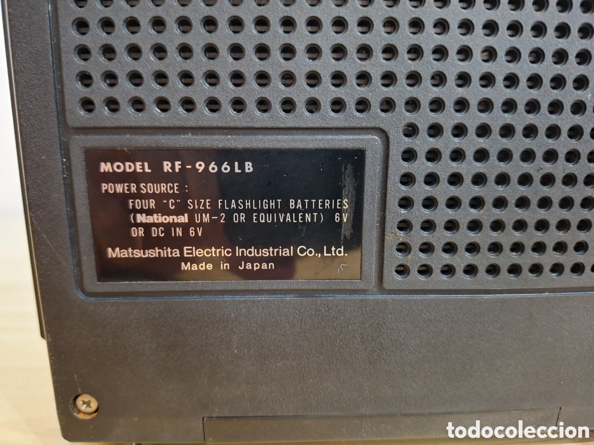 Radios antiguas: Radio National Panasonic GX-400 (RF-966LB) - Foto 8