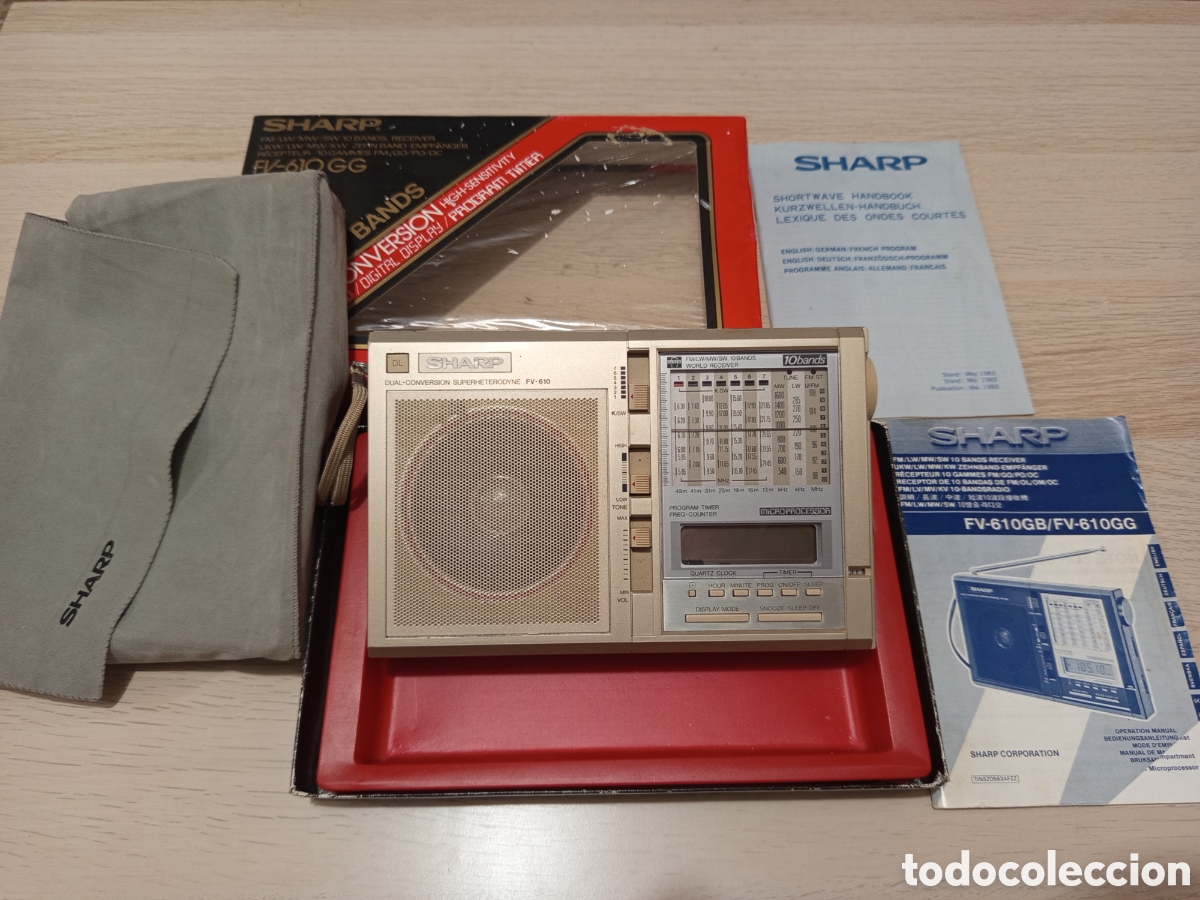 Radios antiguas: Radio Sharp- completa