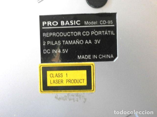 Radios antiguas: Reproductor CD PRO BASIC - Anti-Shock System - Foto 4