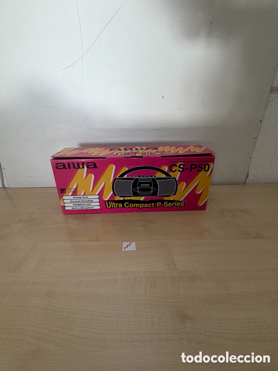 Radio antiche: NUEVO radiocasete port&aacute;til vintage Aiwa CS-P50