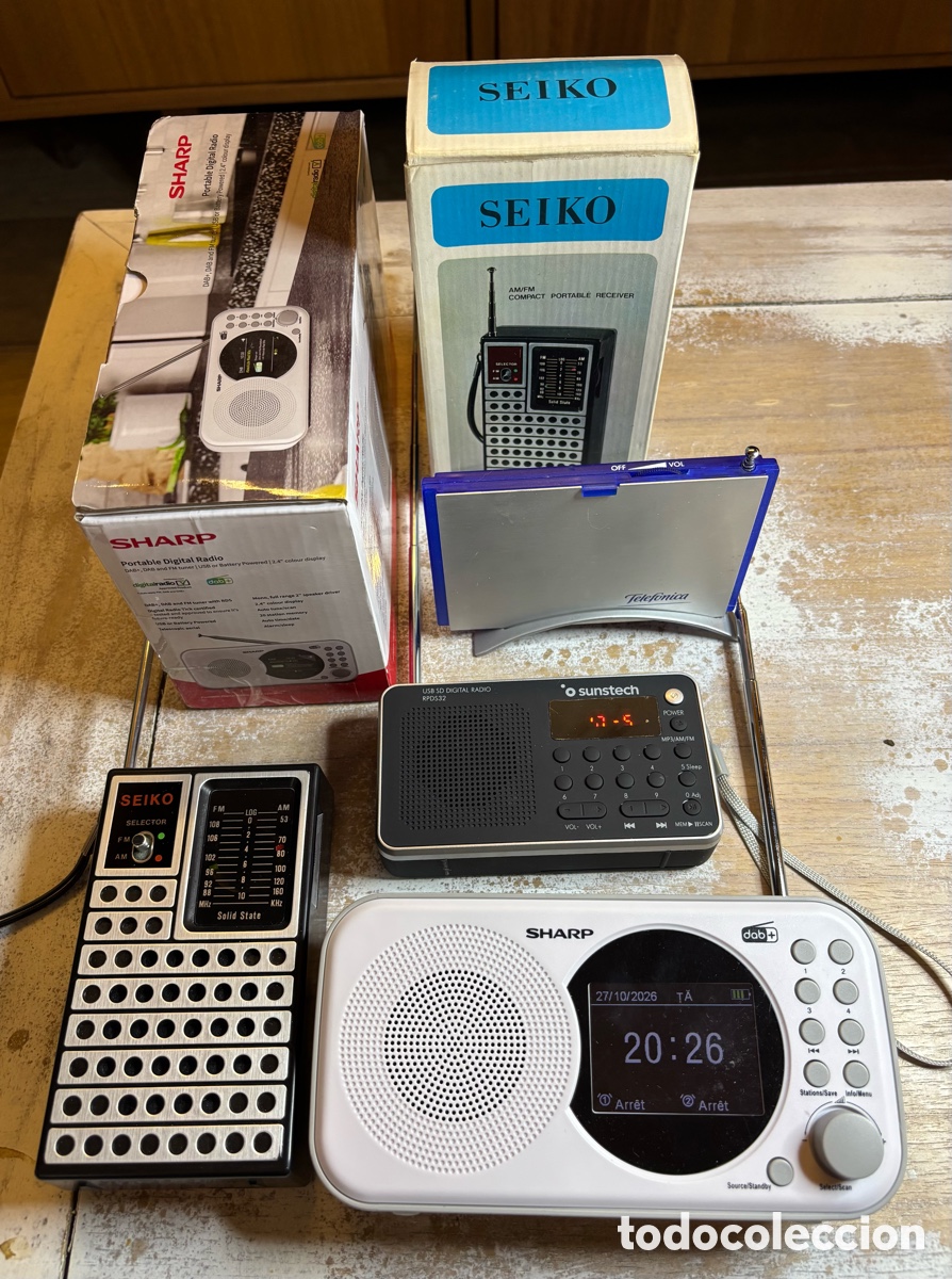 Radios antiguas: Lote de 5 transistores en funcionamiento. - Foto 2
