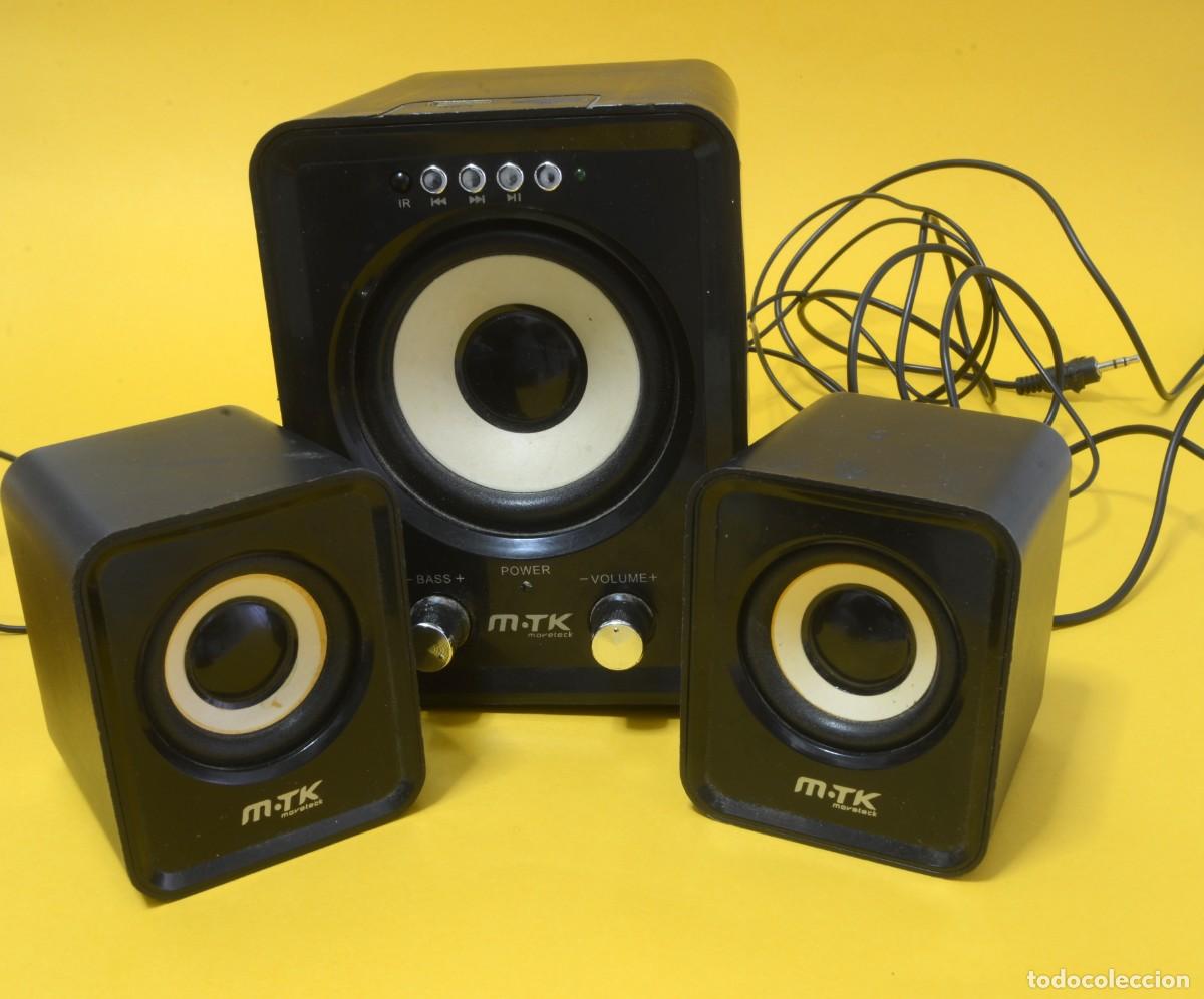 Radios antiguas: Sistema de 3 altavoces M.TK