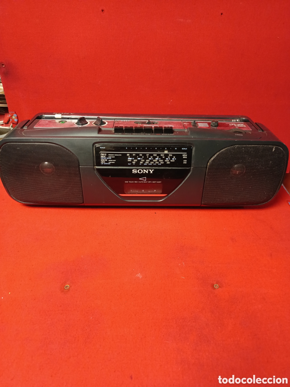 Radios antiguas: Radio. Cassette Sony - Foto 1