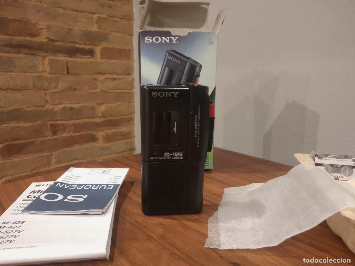 Radios antiguas: Microcassette Recorder Sony M-425 - Foto 1