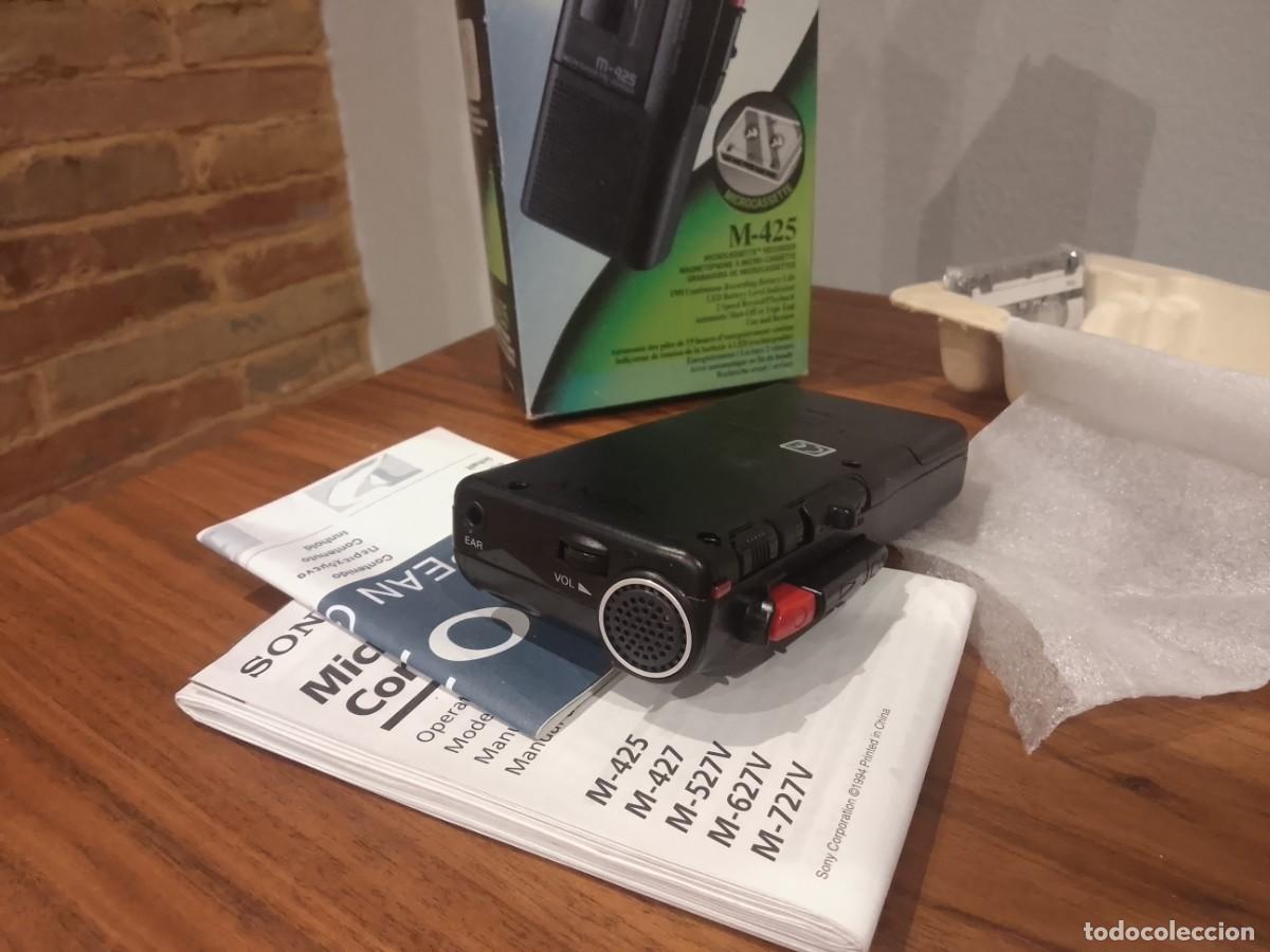 Radios antiguas: Microcassette Recorder Sony M-425 - Foto 4