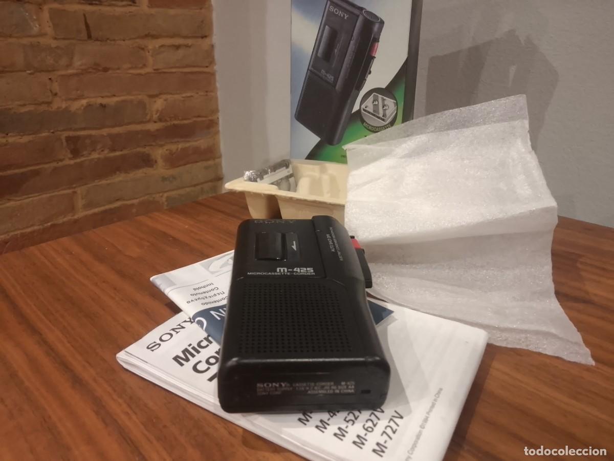 Radios antiguas: Microcassette Recorder Sony M-425 - Foto 5