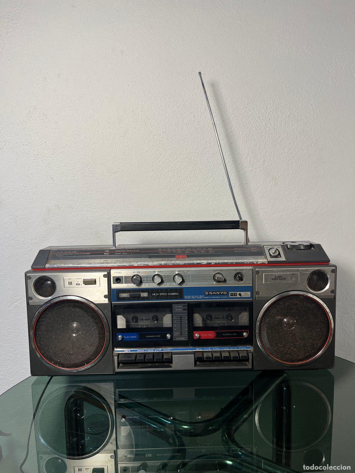 Radios antiguas: Sanyo M W20K Boombox Ghettoblaster - Foto 2