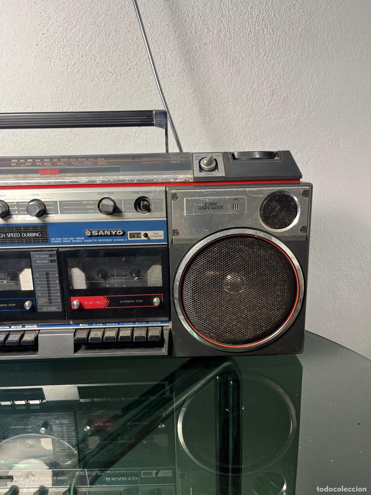 Radios antiguas: Sanyo M W20K Boombox Ghettoblaster - Foto 4