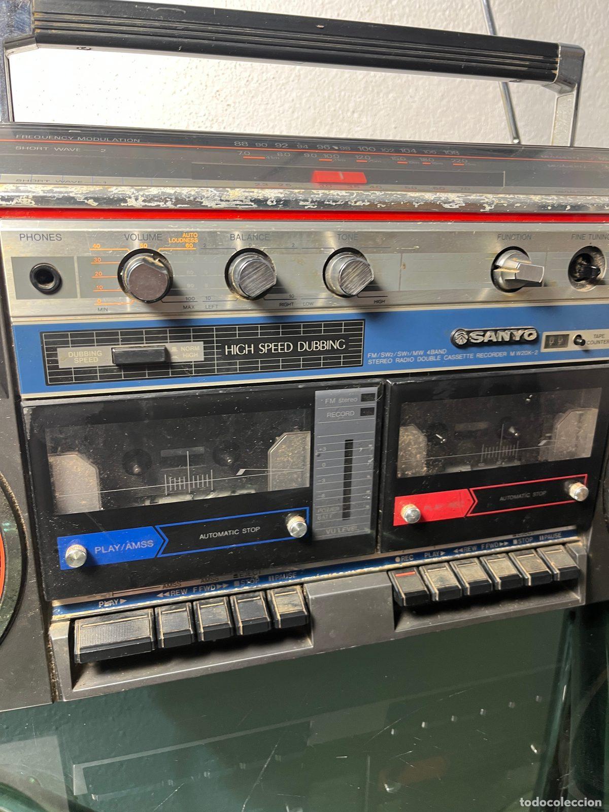 Radios antiguas: Sanyo M W20K Boombox Ghettoblaster - Foto 7