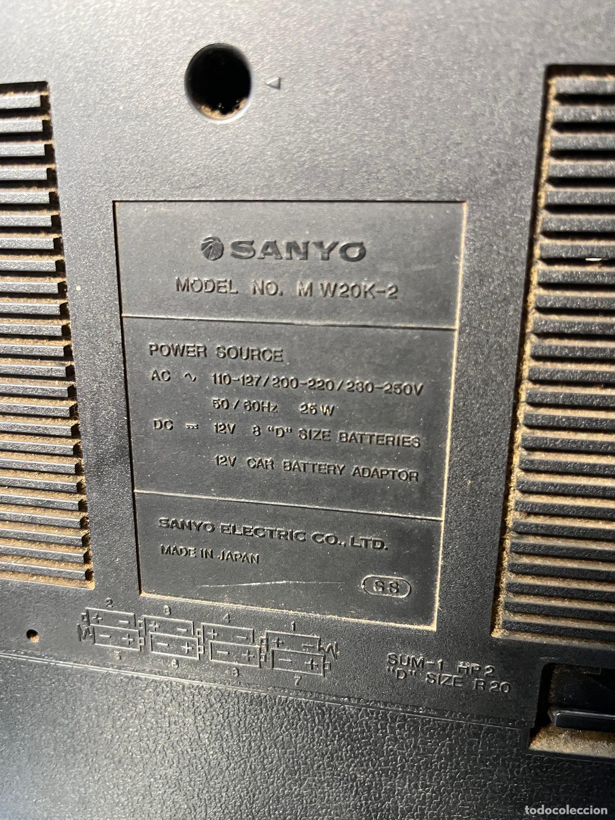 Radios antiguas: Sanyo M W20K Boombox Ghettoblaster - Foto 9