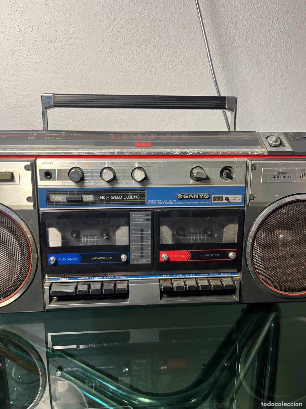 Radios antiguas: Sanyo M W20K Boombox Ghettoblaster - Foto 1