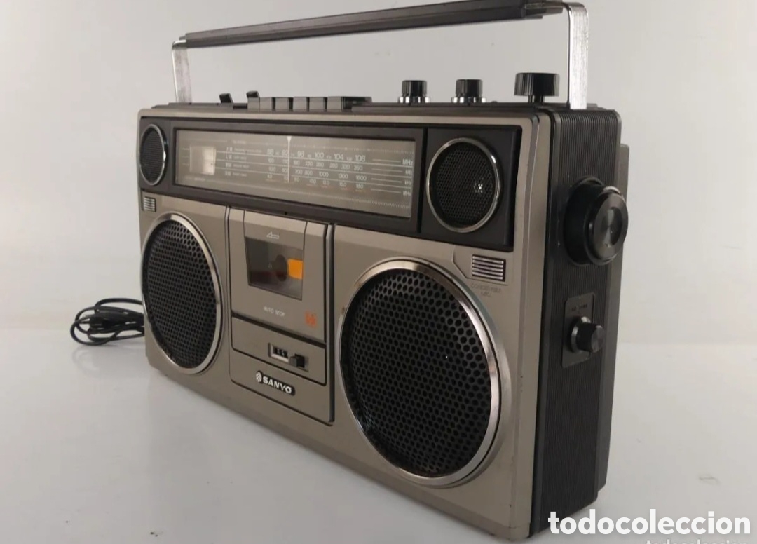 Radios antiguas: Antiguo Radio casset Sanyo - Foto 2