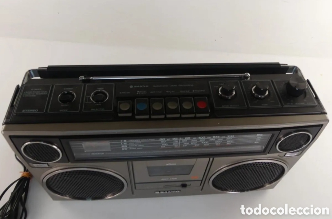 Radios antiguas: Antiguo Radio casset Sanyo - Foto 6