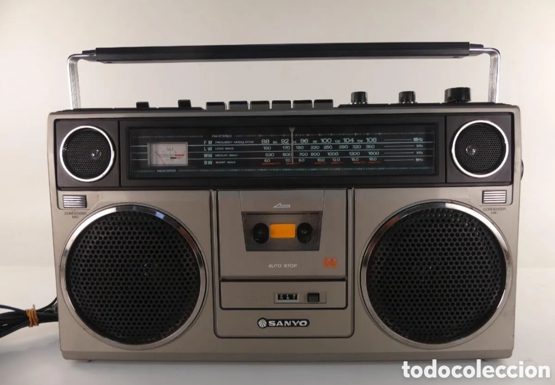 Radios antiguas: Antiguo Radio casset Sanyo - Foto 1