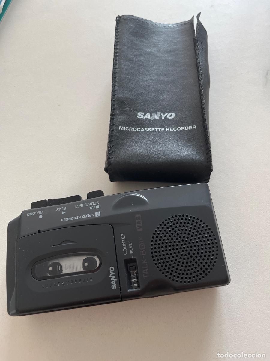 Radios antiguas: Antigua microcaseette de Sanyo - Foto 1