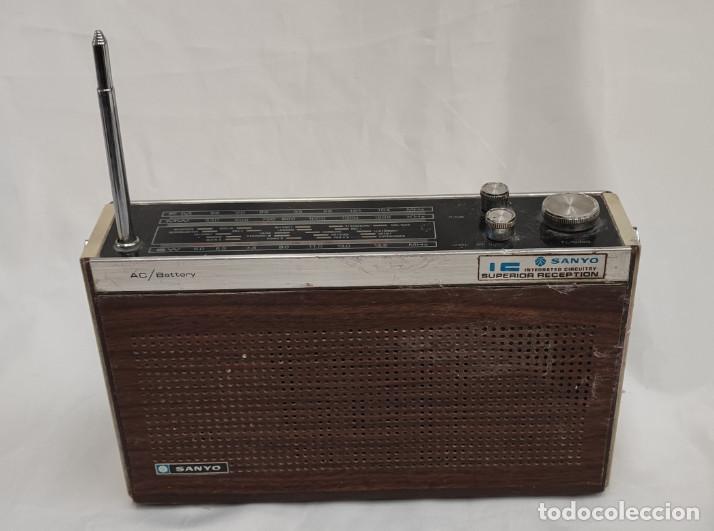 Radios antiguas: ANTIGUO RADIO TRANSISTOR SANYO IC INTEGRATED CIRCUITRY SUPERIOR RECEPTION