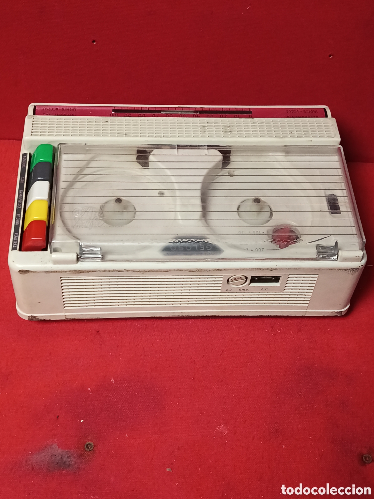 Radios antiguas: Radio Grabadora italiana Gelos