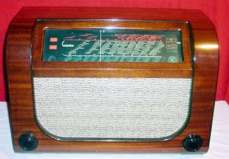 Radios de v&aacute;lvulas: RADIO CONCERTON FUNCIONANDO - Foto 1