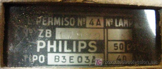 Radios de v&aacute;lvulas: Radio Philips de baquelita - Foto 2