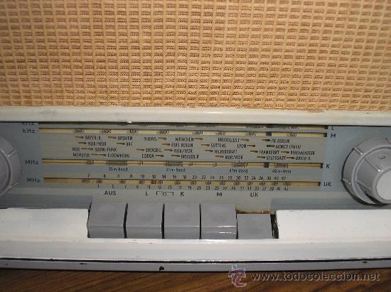 Radios de v&aacute;lvulas: Radio SABA modelo SABINE 11 de 1955- funciona -220V - Foto 2
