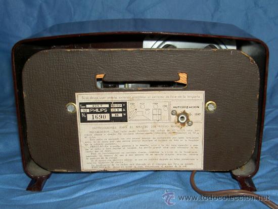 Radios de v&aacute;lvulas: PEQUE&Ntilde;A RADIO PHILIPS - Foto 3