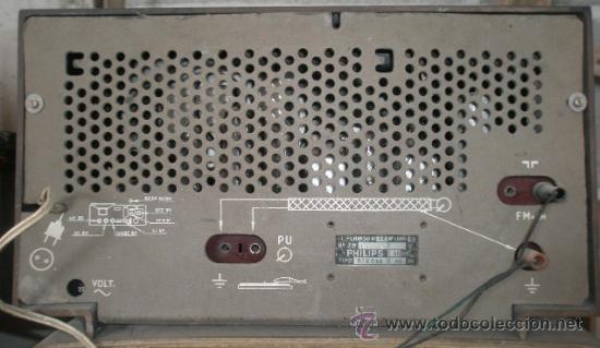 Radios de v&aacute;lvulas: Radio Philips de baquelita - Foto 5