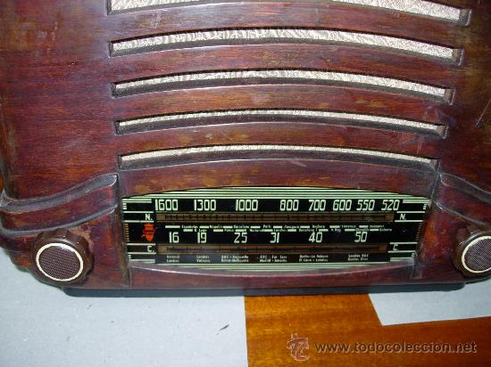 Radios de v&aacute;lvulas: Radio espa&ntilde;ola Funcionando - Foto 7