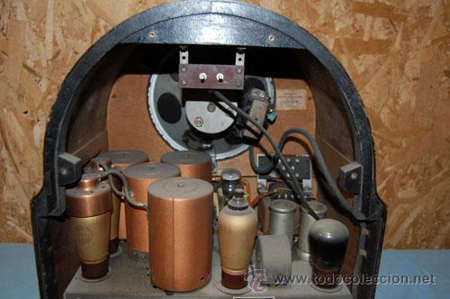 Radios de v&aacute;lvulas: RADIO CAPILLA EN MADERA DE NOGAL MODELO 634 - Foto 11