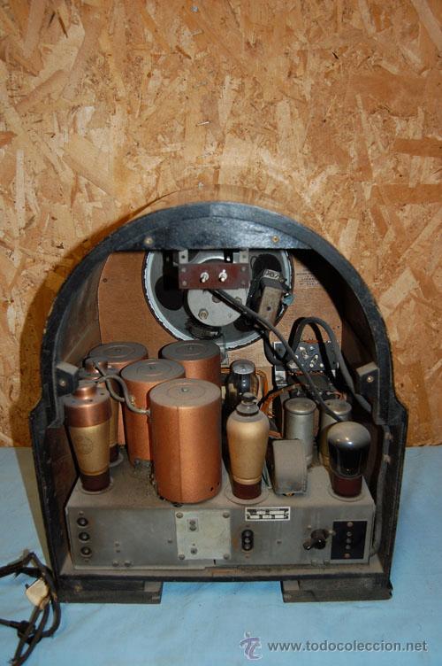 Radios de v&aacute;lvulas: RADIO CAPILLA EN MADERA DE NOGAL MODELO 634 - Foto 9
