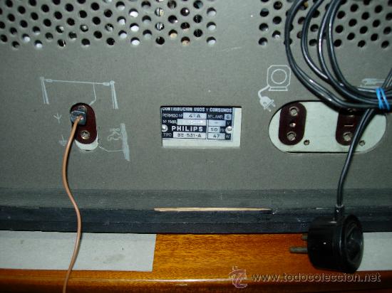 Radios de v&aacute;lvulas: Radio Philips Funcionando - Foto 3