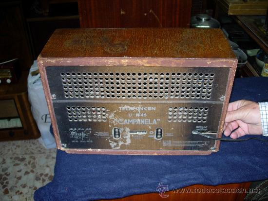 Radios de v&aacute;lvulas: telefunken campanela - Foto 3