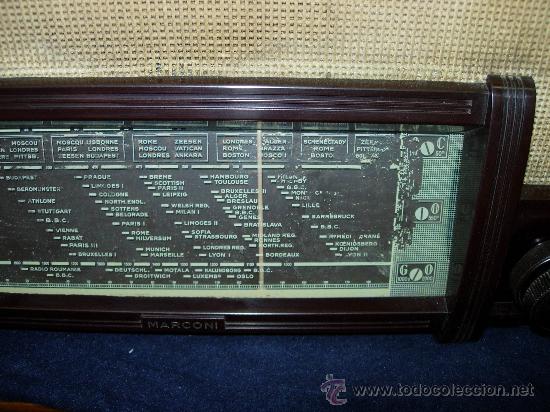 Radios de v&aacute;lvulas: Radio Marconi - Foto 6