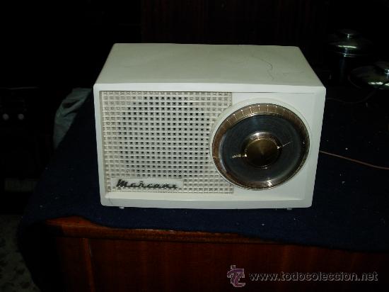 RADIO MARCONI FUNCIONANDO (Radios, Gramófonos, Grabadoras y Otros - Radios de Válvulas)