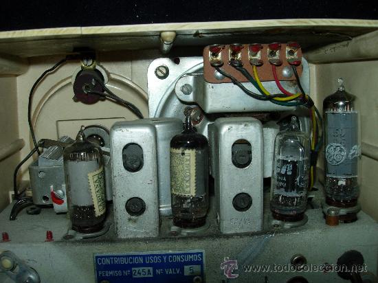 Radios de v&aacute;lvulas: Radio marconi funcionando - Foto 2