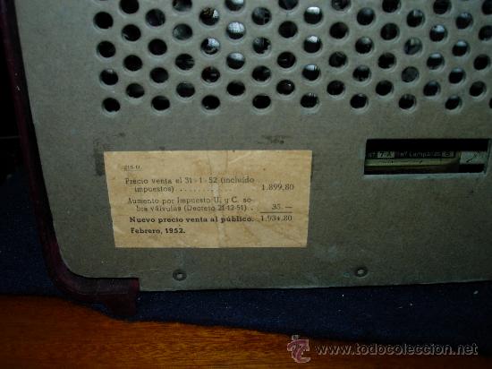 Radios de v&aacute;lvulas: Radio castilla funcionando - Foto 7