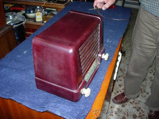 Radios de v&aacute;lvulas: Radio espa&ntilde;ola funcionando - Foto 5
