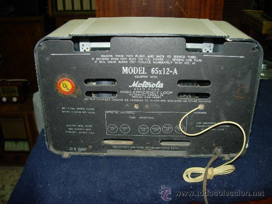 Radios de v&aacute;lvulas: Radio Motorola funcionando - Foto 6