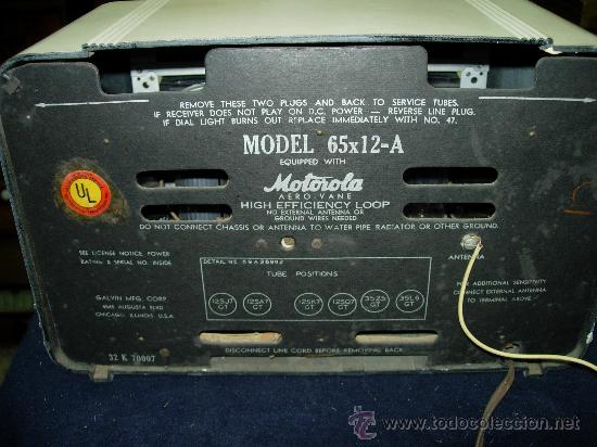 Radios de v&aacute;lvulas: Radio Motorola funcionando - Foto 5